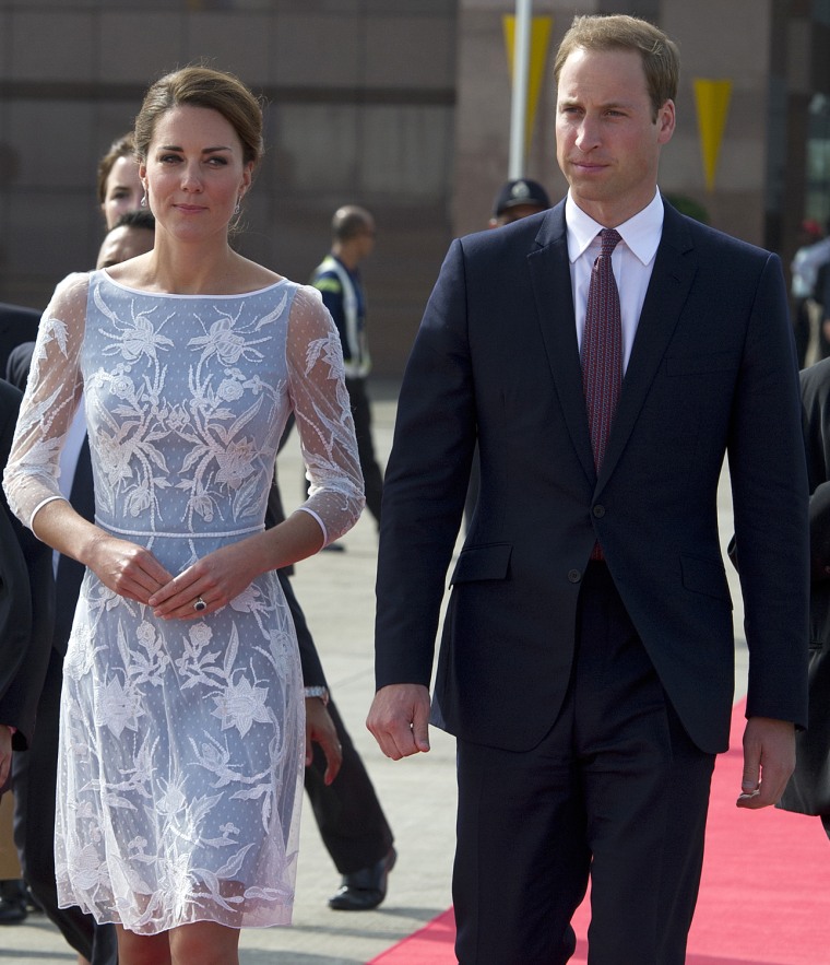 Image: The Duke And Duchess Of Cambridge Diamond Jubilee Tour - Day 4